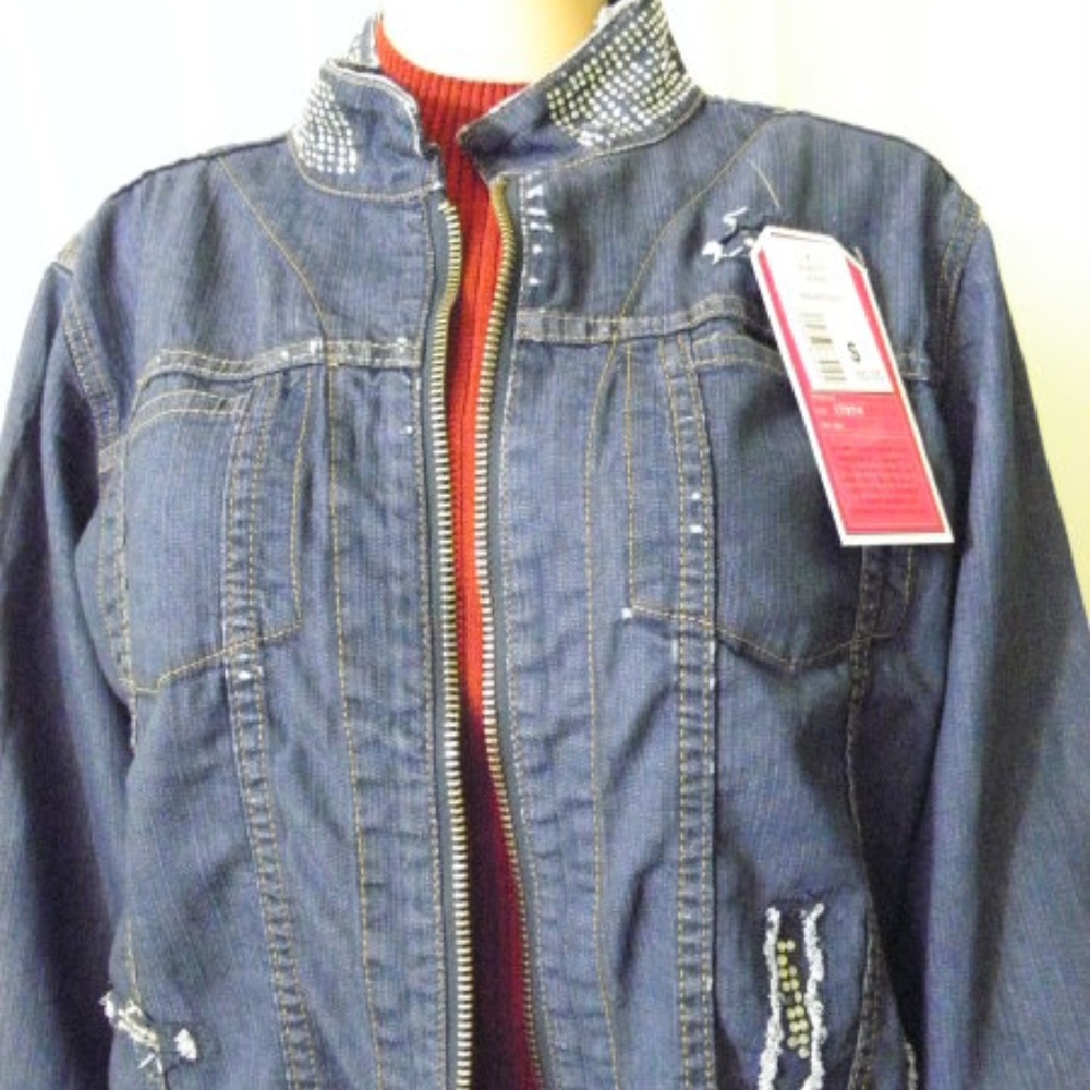 lightweight cropped Jean Jacket
